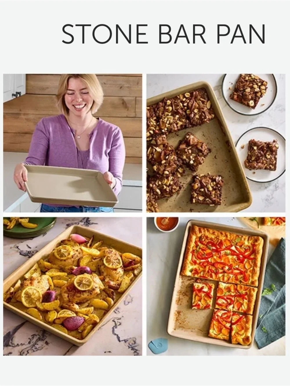 Pampered Chef Large Stone Pan